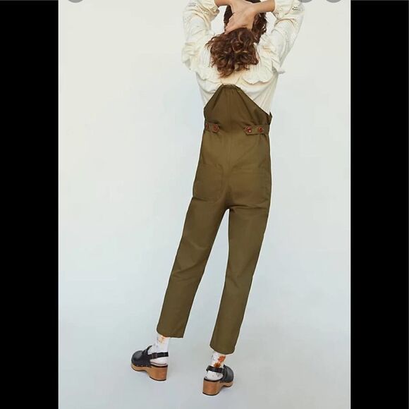 Caron Callahan Bryn Twill Jumpsuit Coverall Size XL NEW - Picture 3 of 7